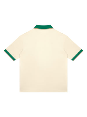 Unisex Color Block Polo Shirt
