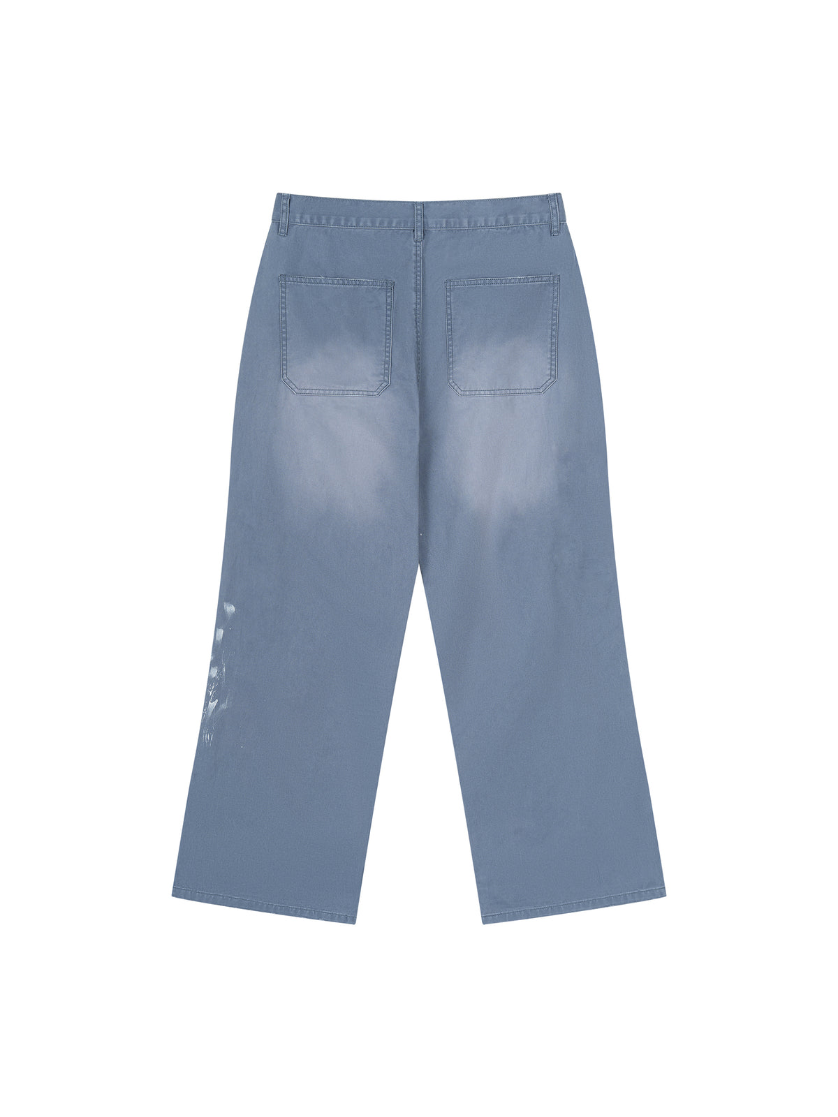 Men's Vintage Wash Splatter Denim Jeans