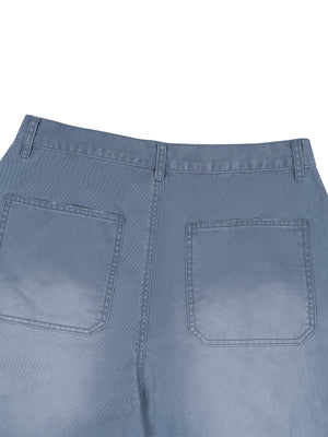 Men's Vintage Wash Splatter Denim Jeans