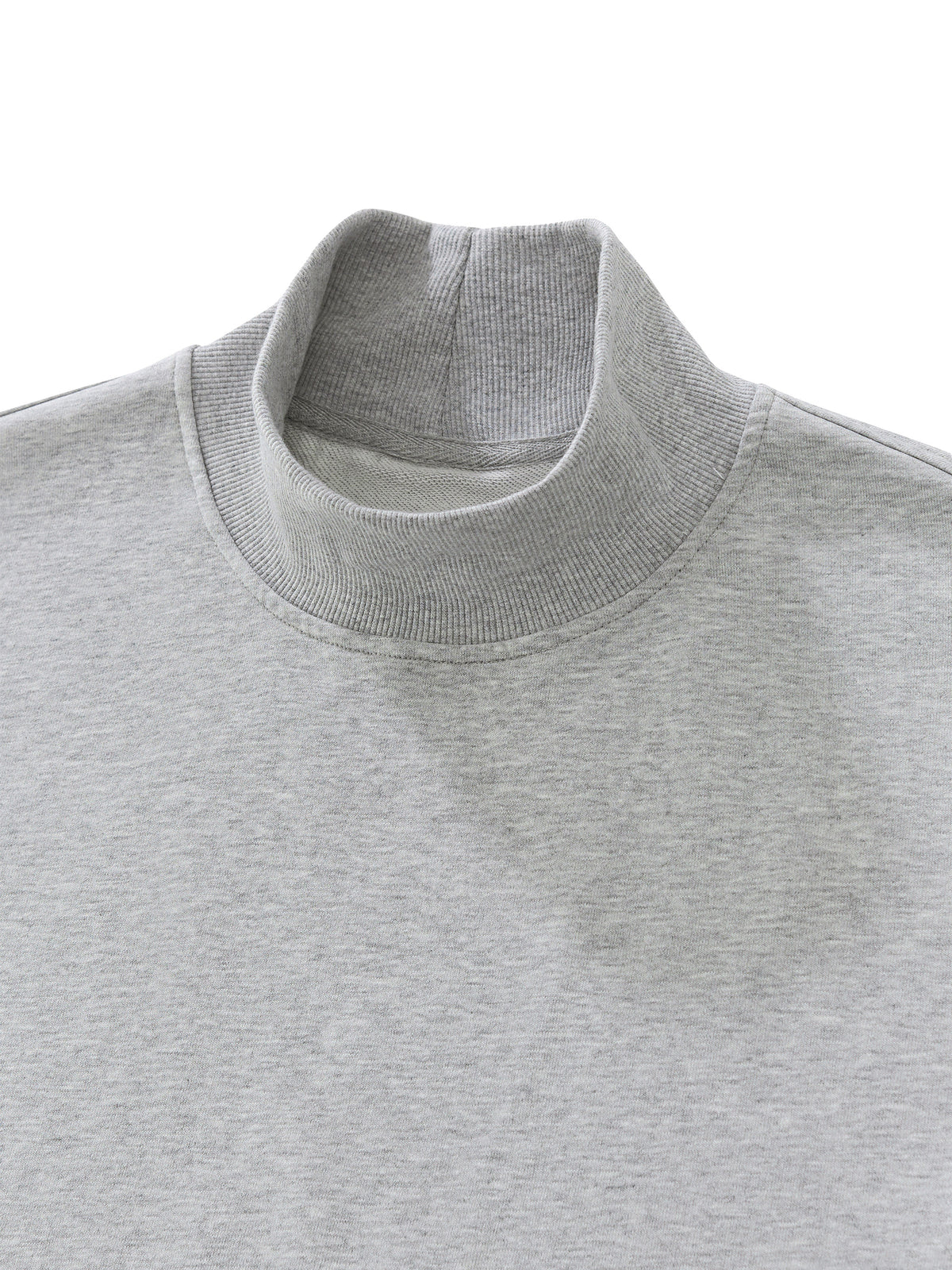 Women's Crop Mock Neck Sweatshirt