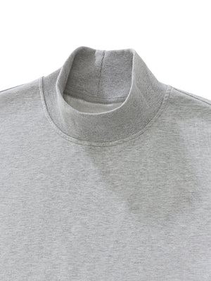 Women's Crop Mock Neck Sweatshirt