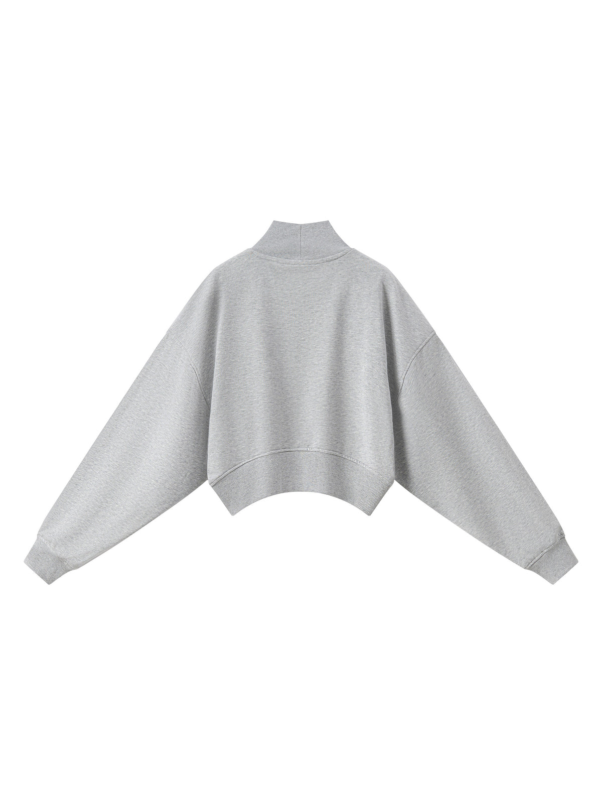 Women's Crop Mock Neck Sweatshirt