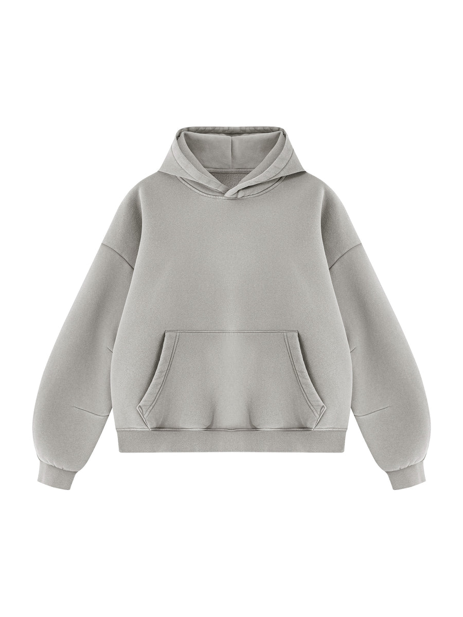 Unisex Vintage Wash Boxy Fleece Hoodie - MYN2O