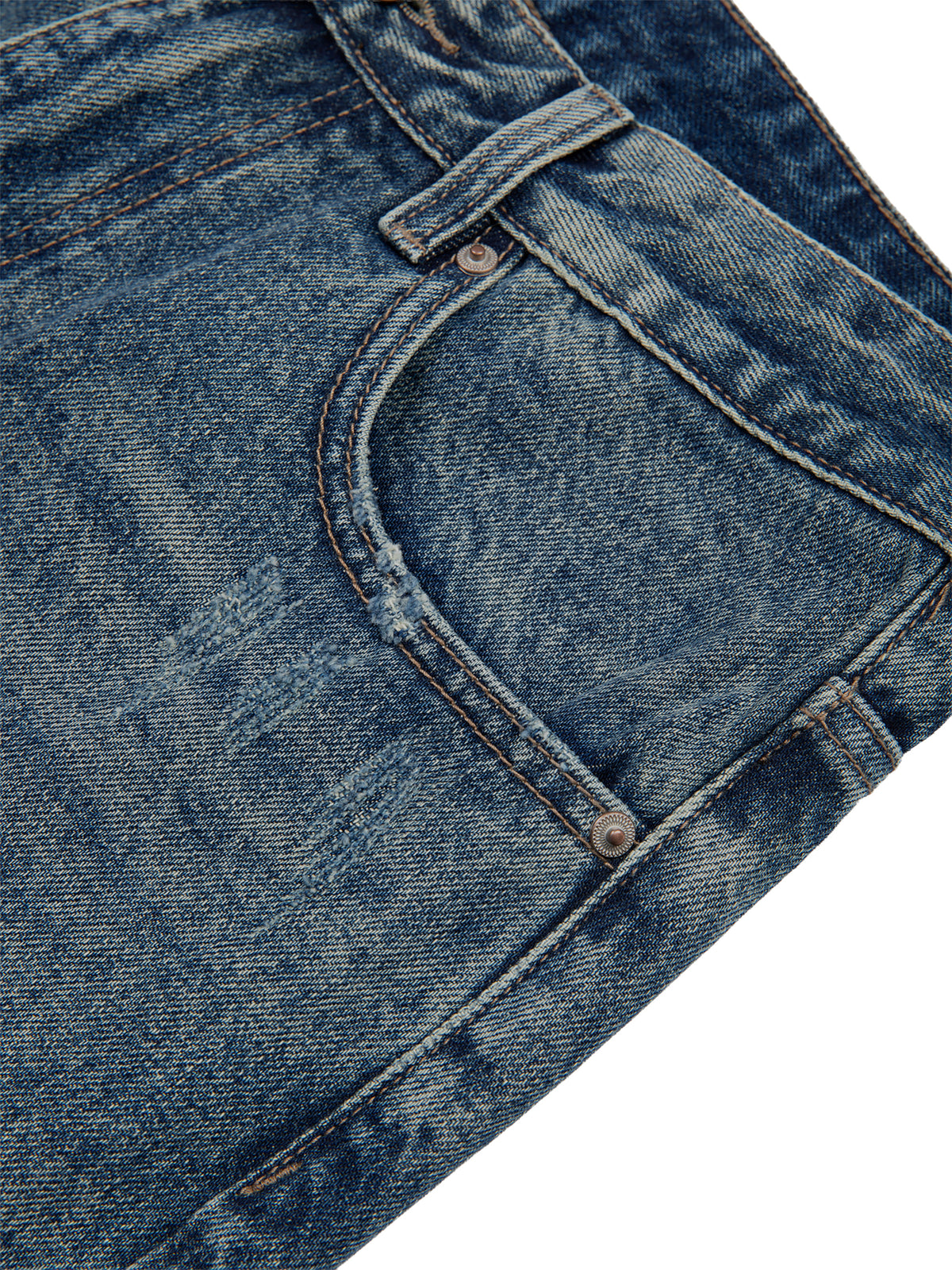 Men's Vintage Wash Denim Jeans