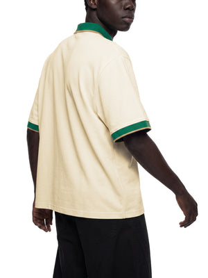 Unisex Color Block Polo Shirt