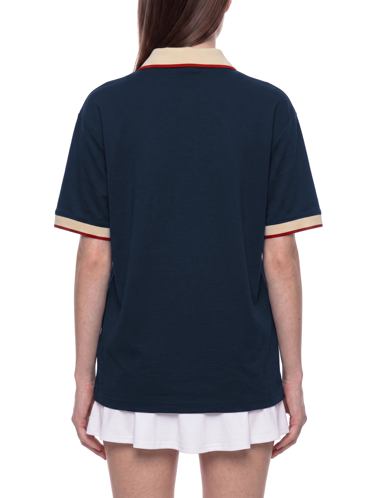 Unisex Color Block Polo Shirt