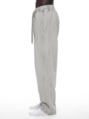 Unisex Vintage Wash Barrel Leg Fleece Sweatpants