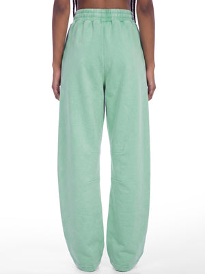 Unisex Vintage Wash Barrel Leg Fleece Sweatpants