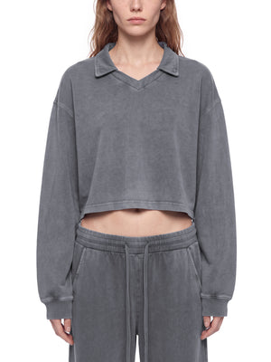 Women’s Vintage Wash Crop Sweatshirt