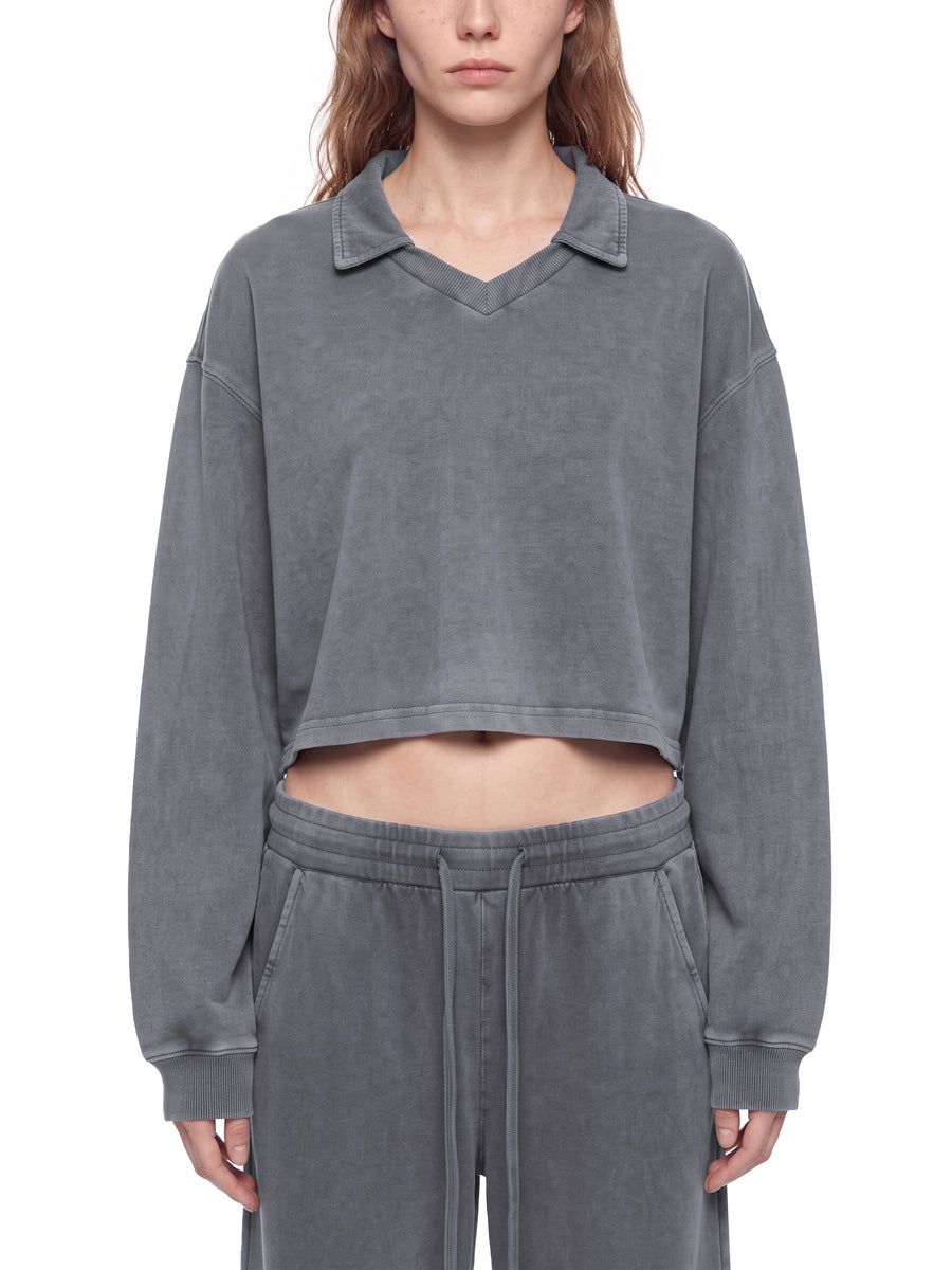 Women’s Vintage Wash Crop Sweatshirt