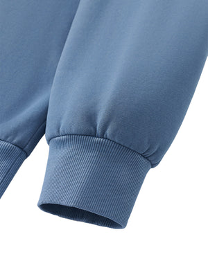 Unisex Vintage Wash Fleece Quarter Zip Sweatshirt