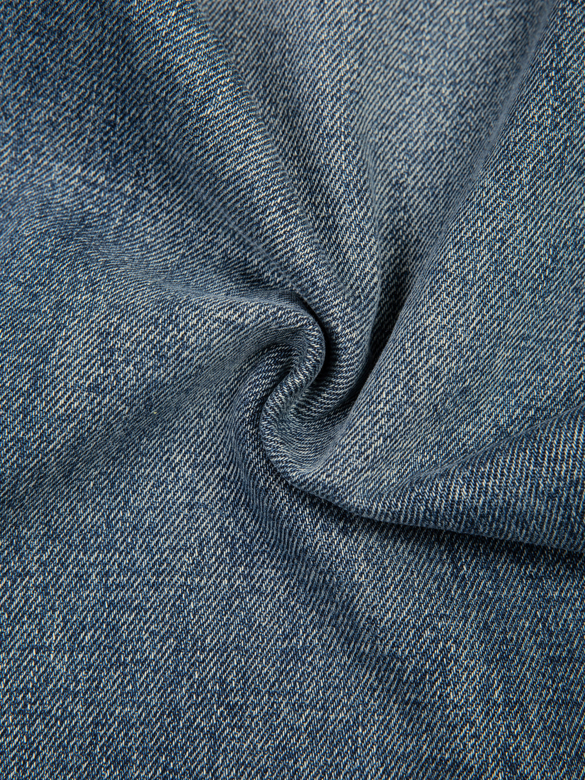 Men's Vintage Wash Straight Leg Denim Jeans