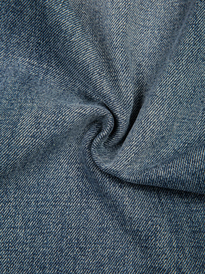 Men's Vintage Wash Straight Leg Denim Jeans