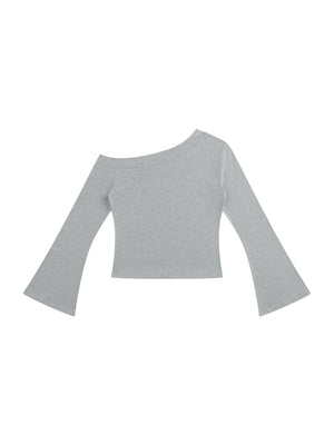 Women's Off-Shoulder Bell Sleeve T-Shirt