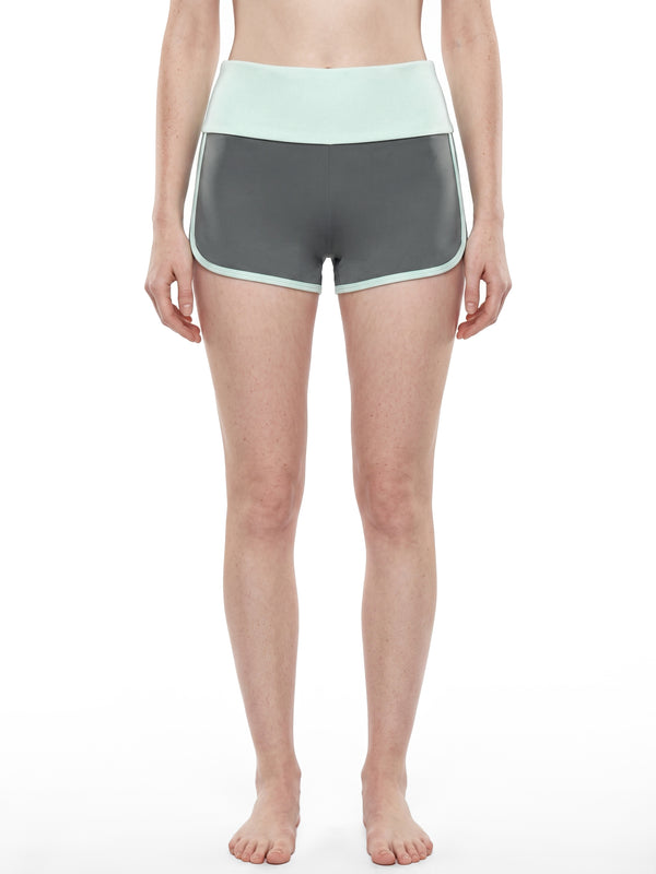 Women’s Color Block Yoga Shorts