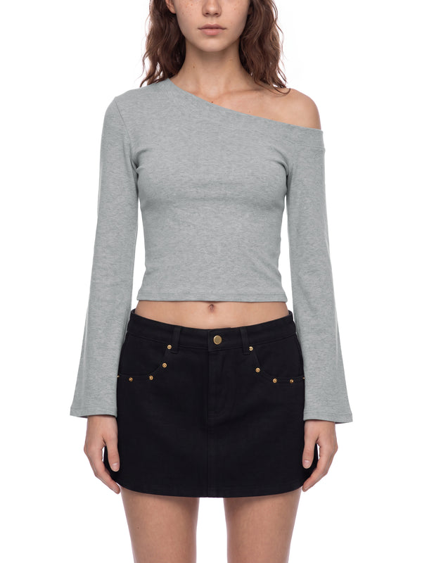 Women's Off-Shoulder Bell Sleeve T-Shirt