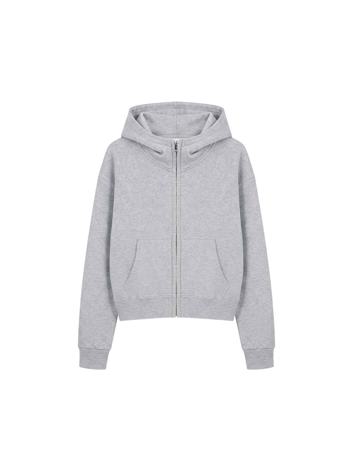 Women's Crop Full Zip Hoodie