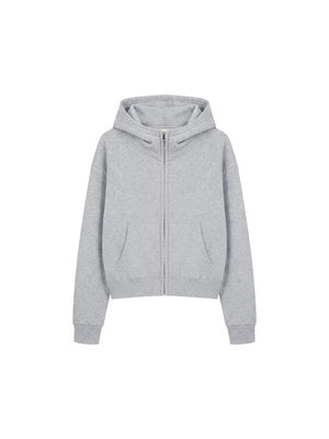 Women's Crop Full Zip Hoodie