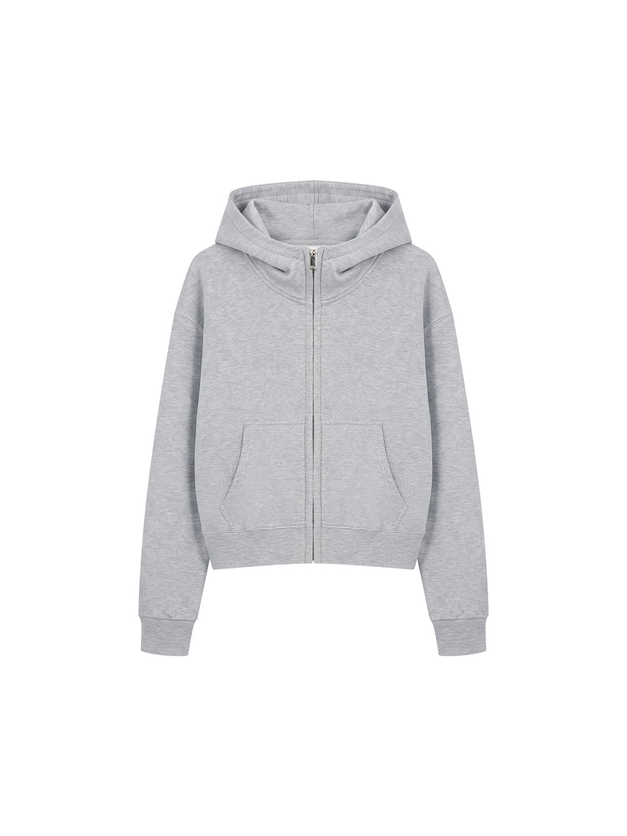 Women's Crop Full Zip Hoodie - MYN2O