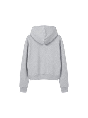 Women's Crop Full Zip Hoodie