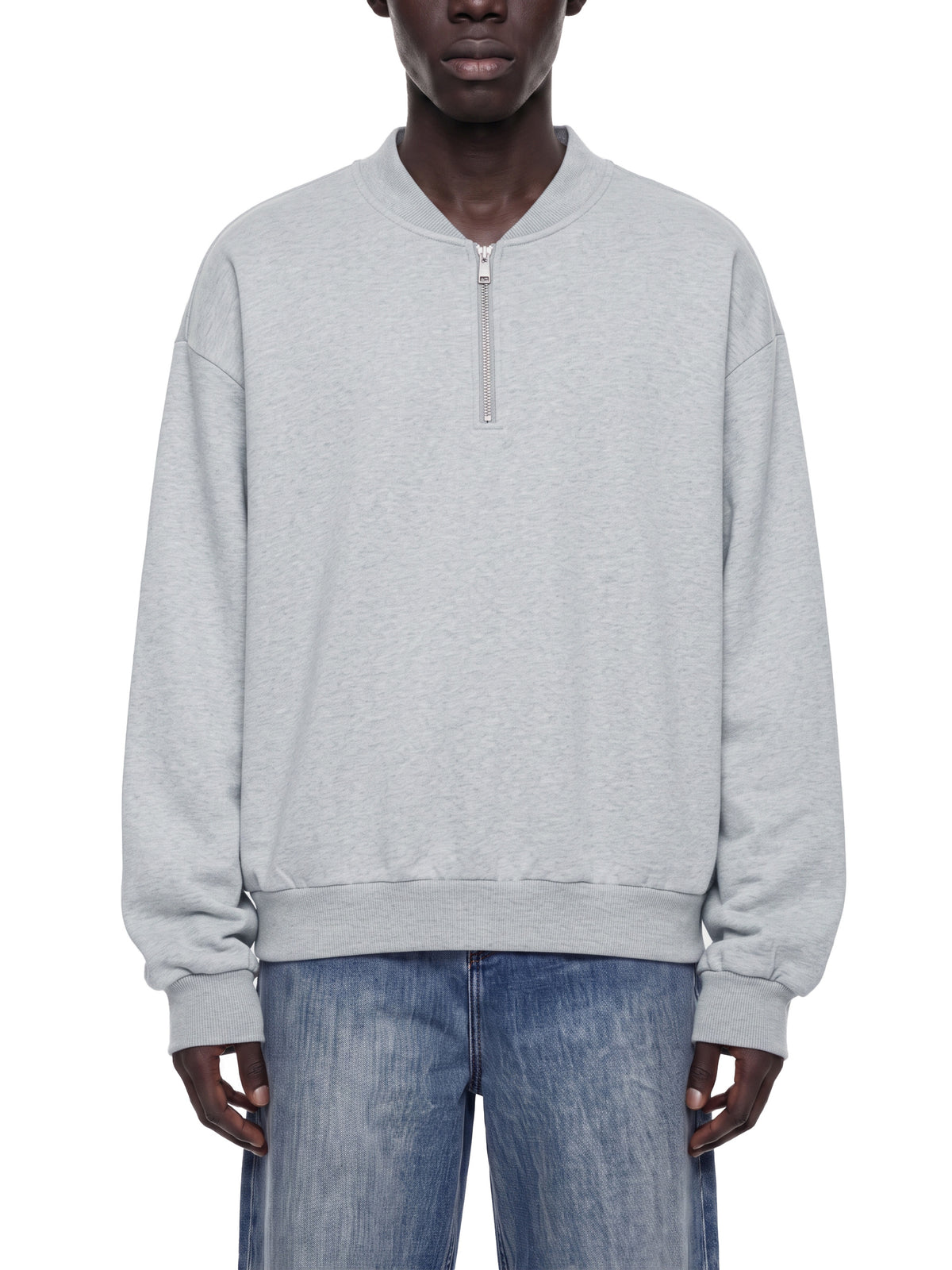 Unisex Vintage Wash Fleece Quarter Zip Sweatshirt